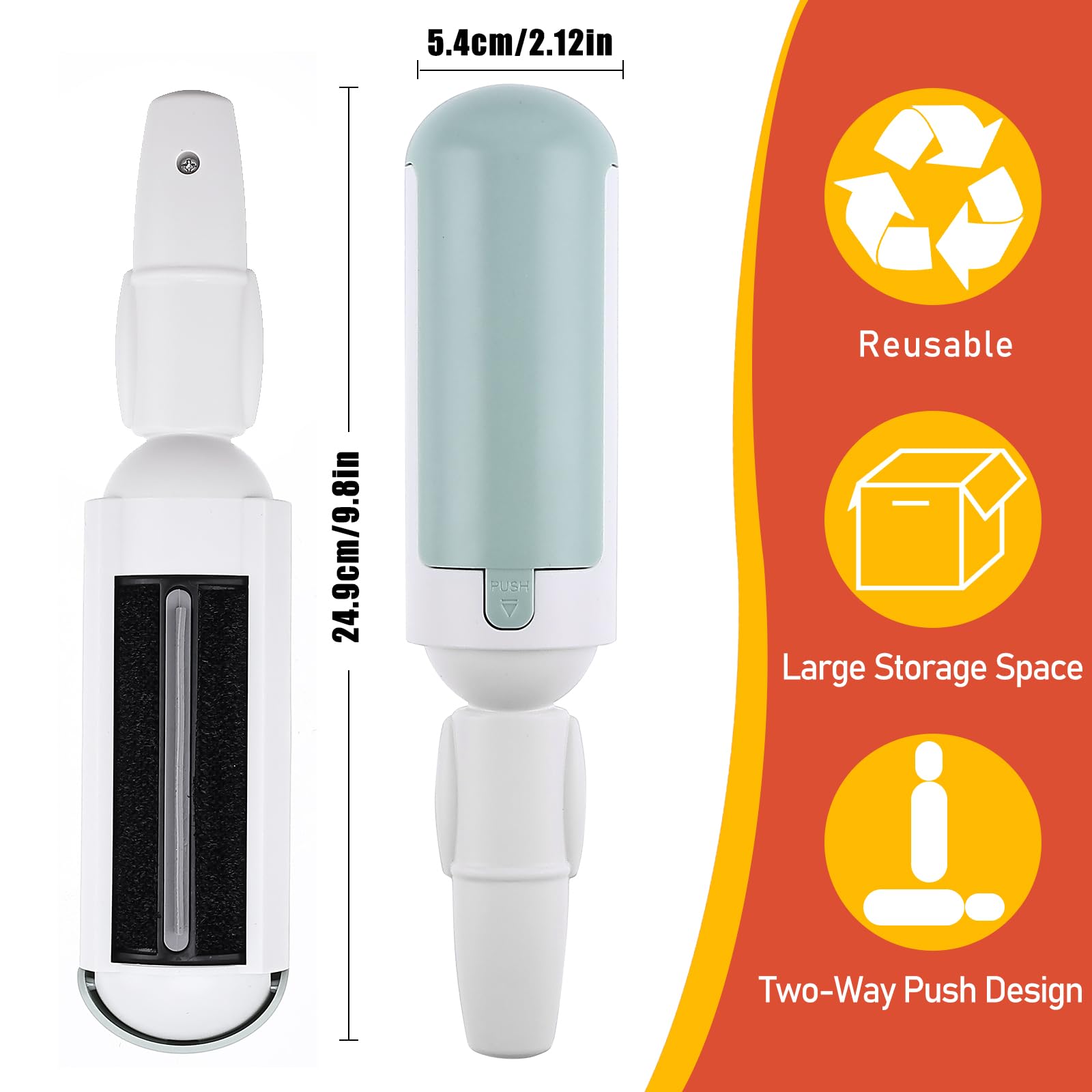 Amazon.co.jp: Cobee ペットヘアリムーバーローラー 再利用可能 ペット